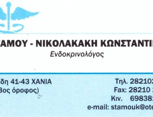 ΣΤΑΜΟΥ ΝΙΚΟΛΑΚΑΚΗ ΚΩΝΣΤΑΝΤΙΝΑ