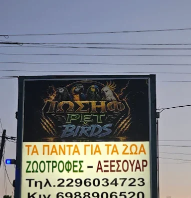 ΙΩΣΗΦ PET & BIRDS